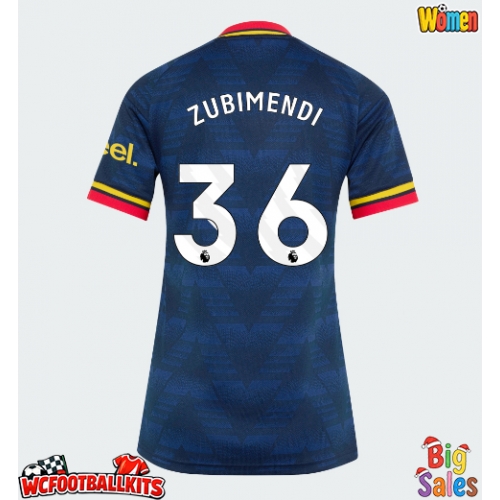 Arsenal Martin Zubimendi #36 Replica Away Stadium Shirt for Women 2026-27 Short Sleeve